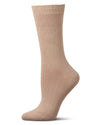 Women's Flat-Knit Bamboo Blend Crew Socks