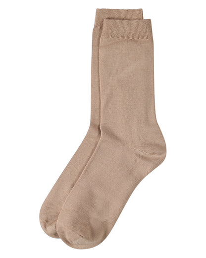 Women's Flat-Knit Bamboo Blend Crew Socks