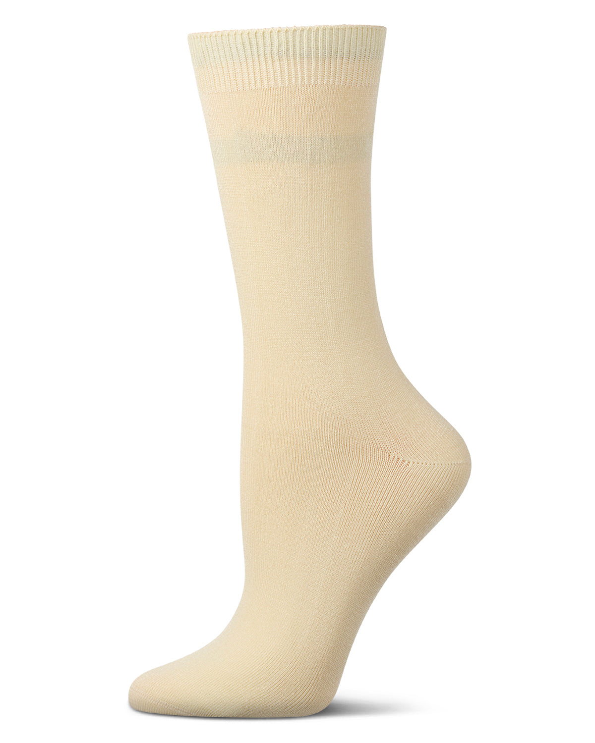 Women's Flat-Knit Bamboo Blend Crew Socks
