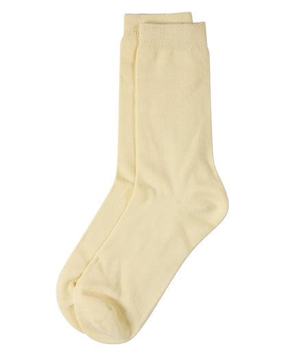 Women's Flat-Knit Bamboo Blend Crew Socks