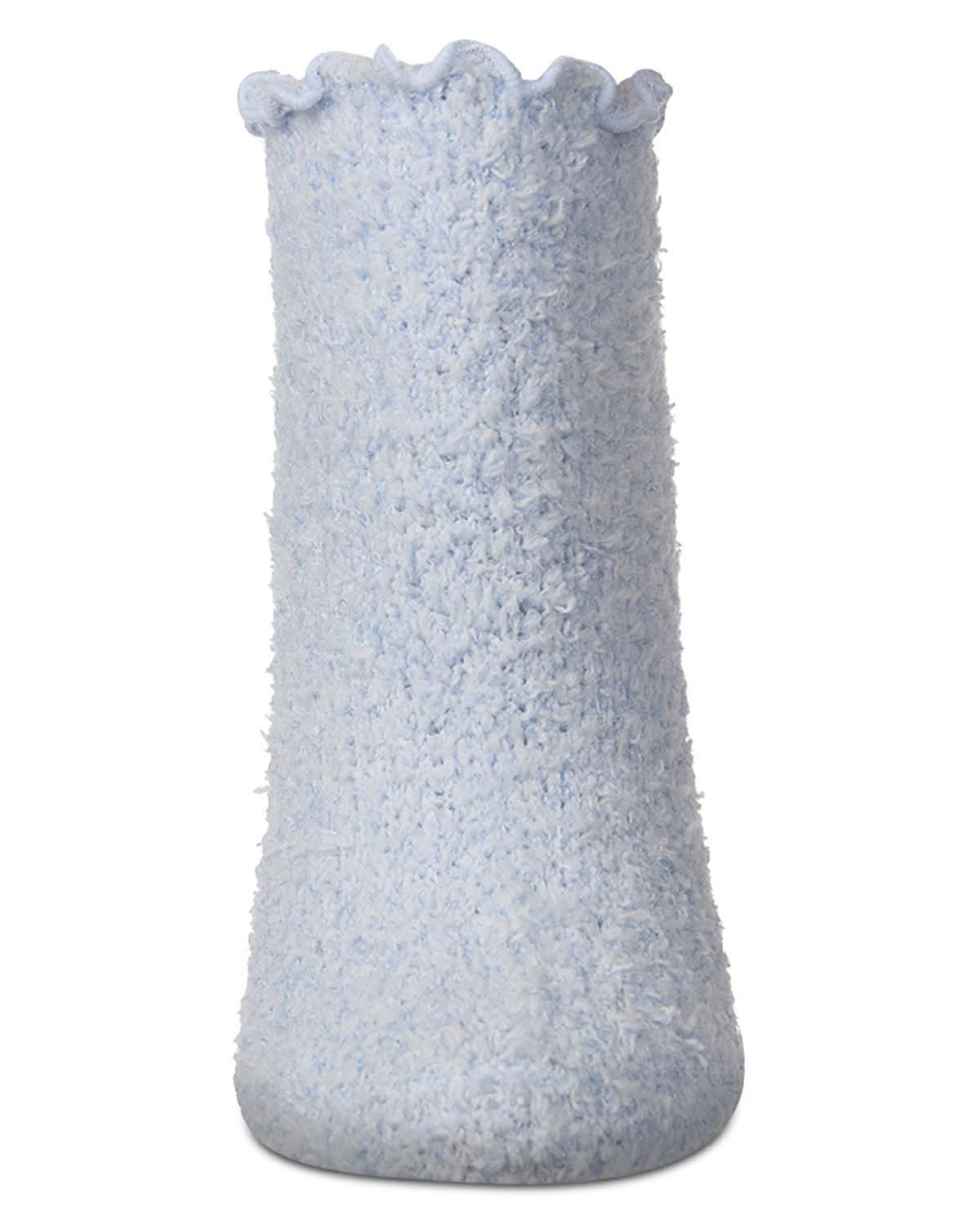 Women's Marshmallow Scalloped-Edge Ultra-Plush Low Cut Sock