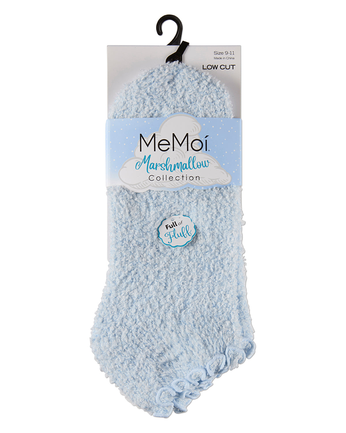 Women's Marshmallow Scalloped-Edge Ultra-Plush Low Cut Sock