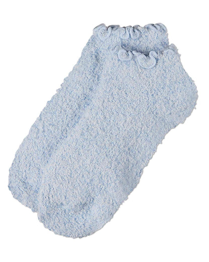 Women's Marshmallow Scalloped-Edge Ultra-Plush Low Cut Sock