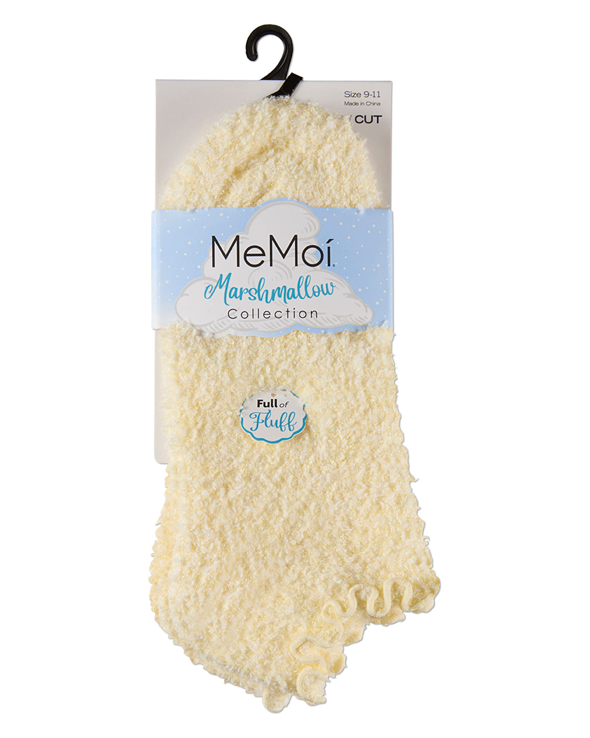 Women's Marshmallow Scalloped-Edge Ultra-Plush Low Cut Sock