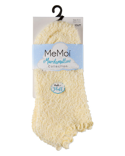 Women's Marshmallow Scalloped-Edge Ultra-Plush Low Cut Sock