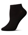 Women's 6 Pair Pack Flat Knit Butter Soft Low Cut Socks : Color: Black