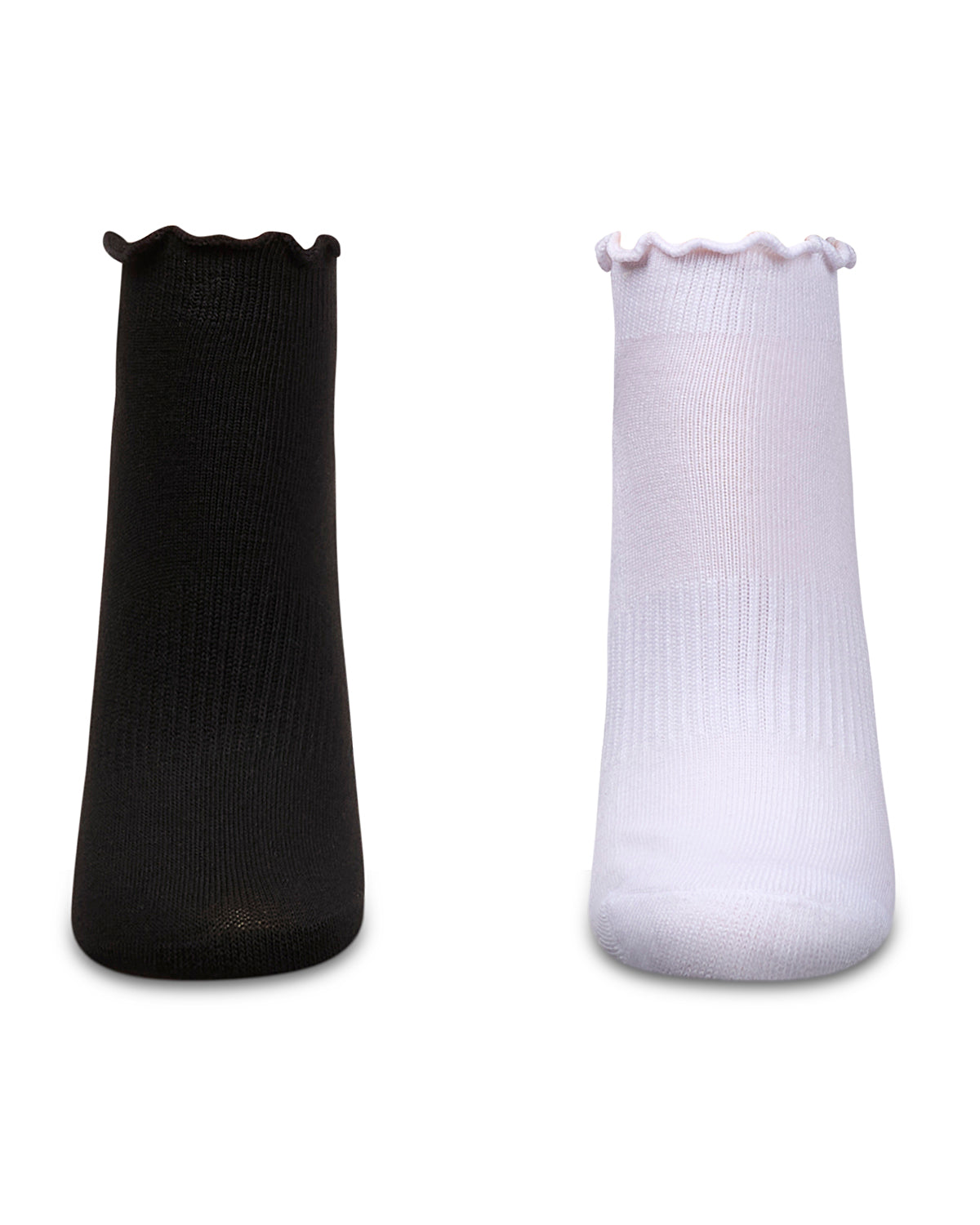 Women's 6 Pair Pack Lettuce Edge Recycled Polyester Half Cushioned Low Cut Socks : Color: Pink Multi