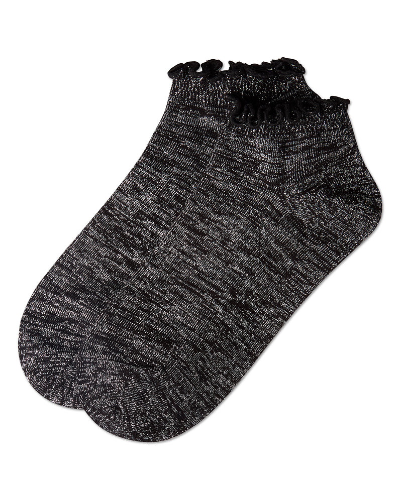 Women's Lurex Bamboo Shortie Socks