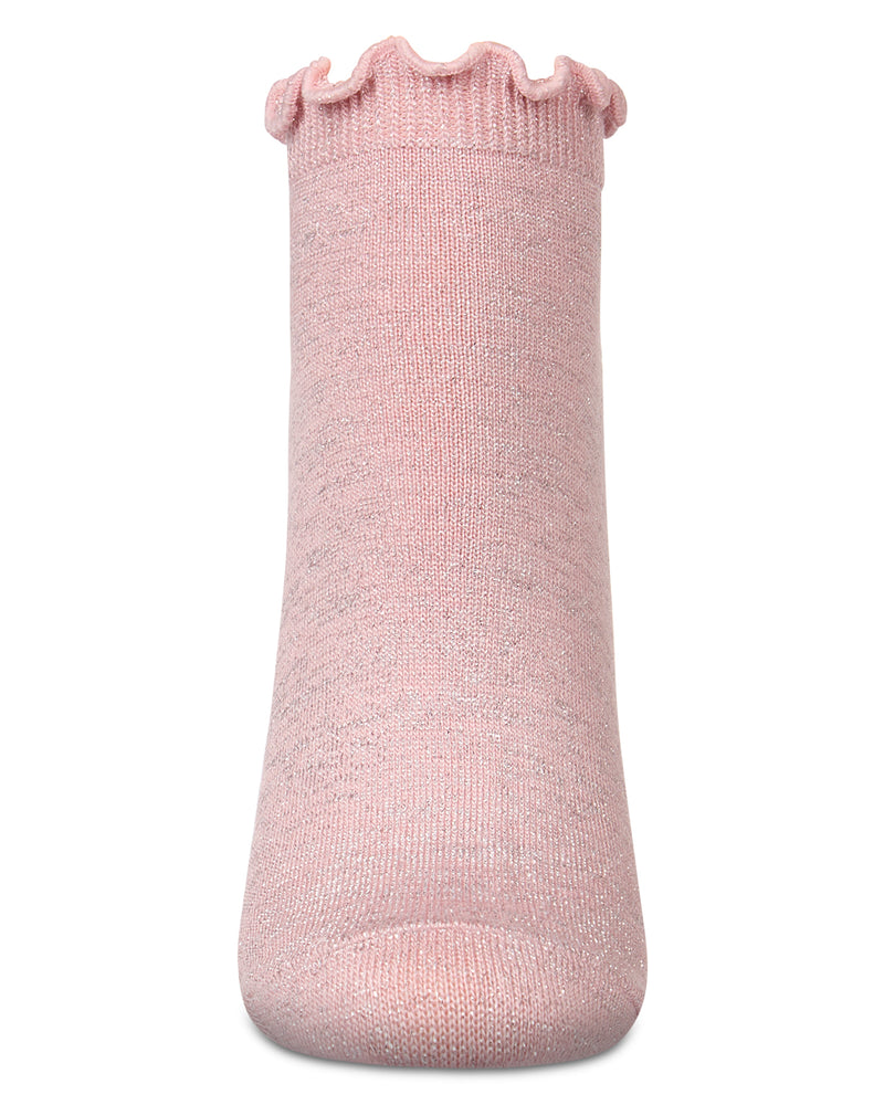 Women's Lurex Bamboo Shortie Socks