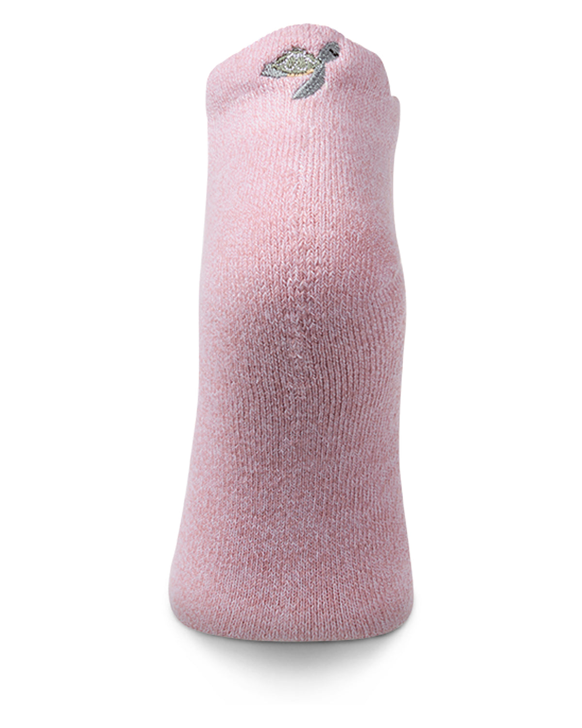 Women's Turtle-Embroidered Half-Cushioned Low Cut Sock