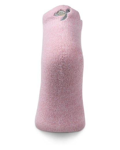 Women's Turtle-Embroidered Half-Cushioned Low Cut Sock