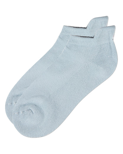 Women's Sailboat-Embroidered Half-Cushioned Low Cut Sock
