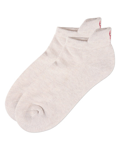 Women's Lobster-Embroidered Half-Cushioned Low-Cut Sock