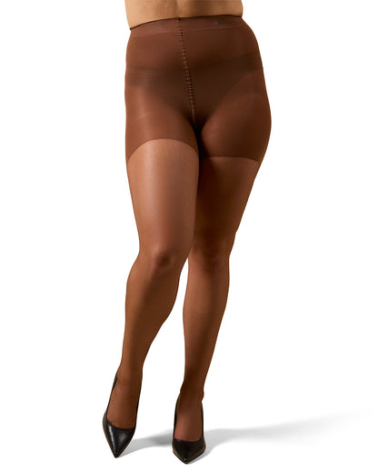 Ultra Sheer Control Top Pantyhose : Color: French Coffee