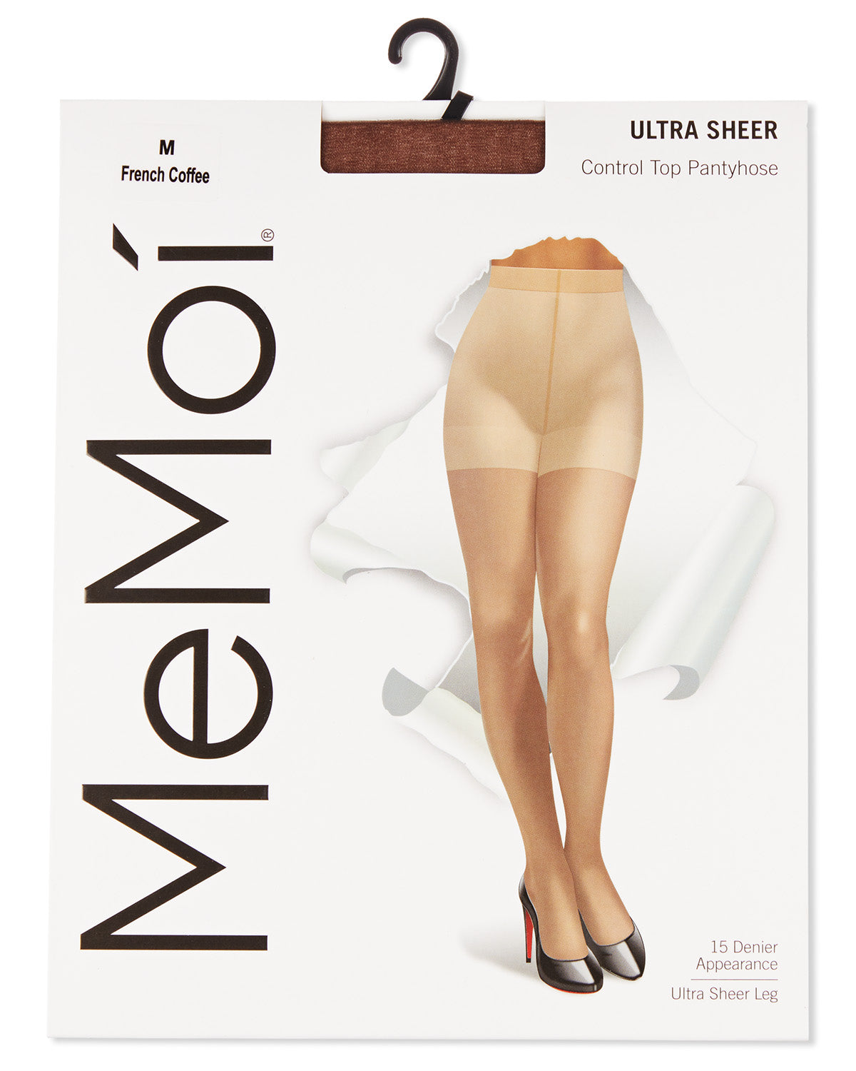 Ultra Sheer Control Top Pantyhose : Color: French Coffee