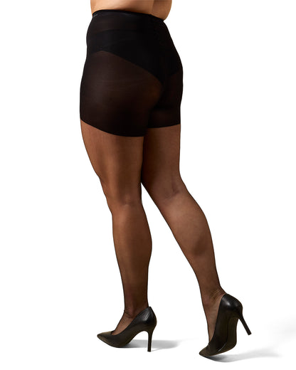 Ultra Sheer Control Top Pantyhose : Color: Jet Black