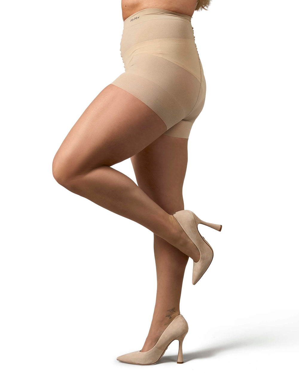 Plus Size Curvy Ultra Sheer Control Top Pantyhose