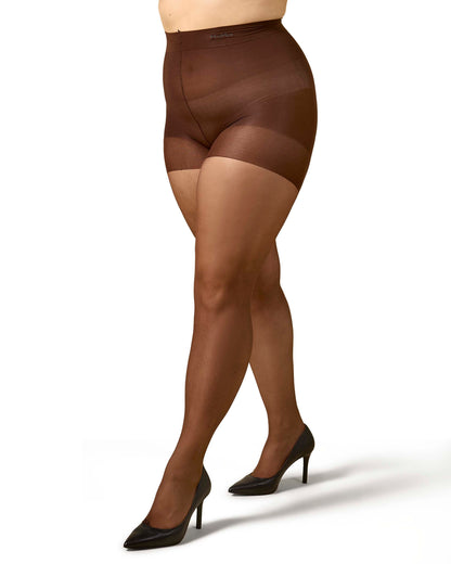 Women's Curvy All Day Sheer Control Top Pantyhose