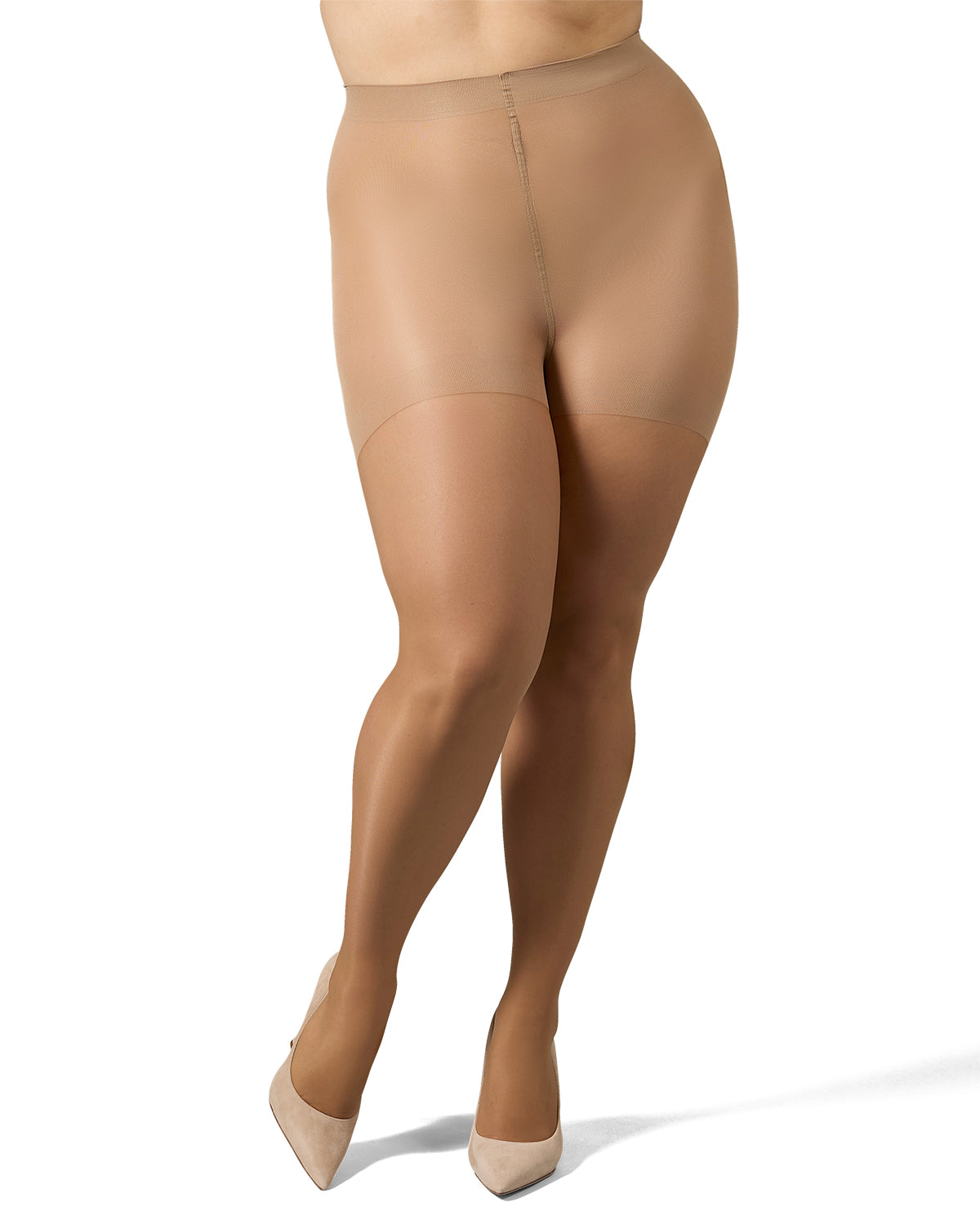 Energizing Light Support Control Top Pantyhose : Color: Honey