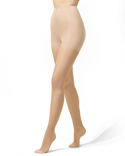 Energizing Light Support Control Top Pantyhose : Color: Nude