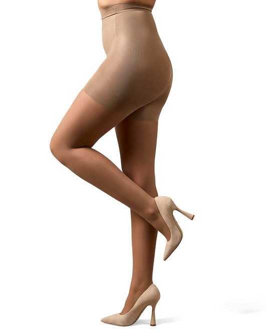 Women's BodySmootHers Girdle Top Shaper Sheers : Color: Honey
