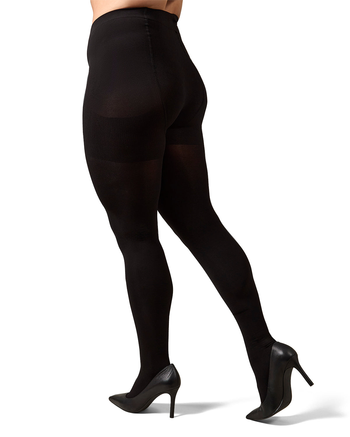 Women's FirmFit Opaque 90 Denier Control Top Tights : Color: Black