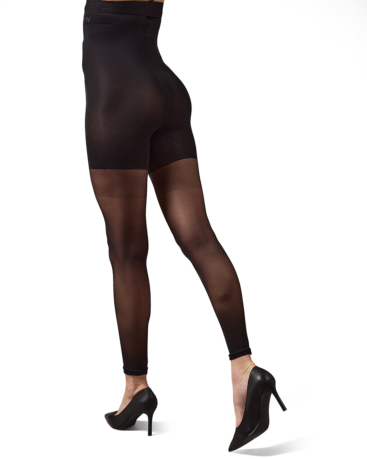 BodySmootHers High Waisted Super Shaper Footless Sheers : Color: Black