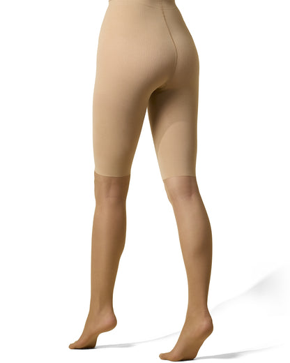 Half & Half Silky Sheer Pantyhose : Color: Honey