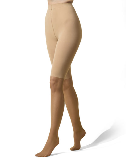 Half & Half Silky Sheer Pantyhose : Color: Honey