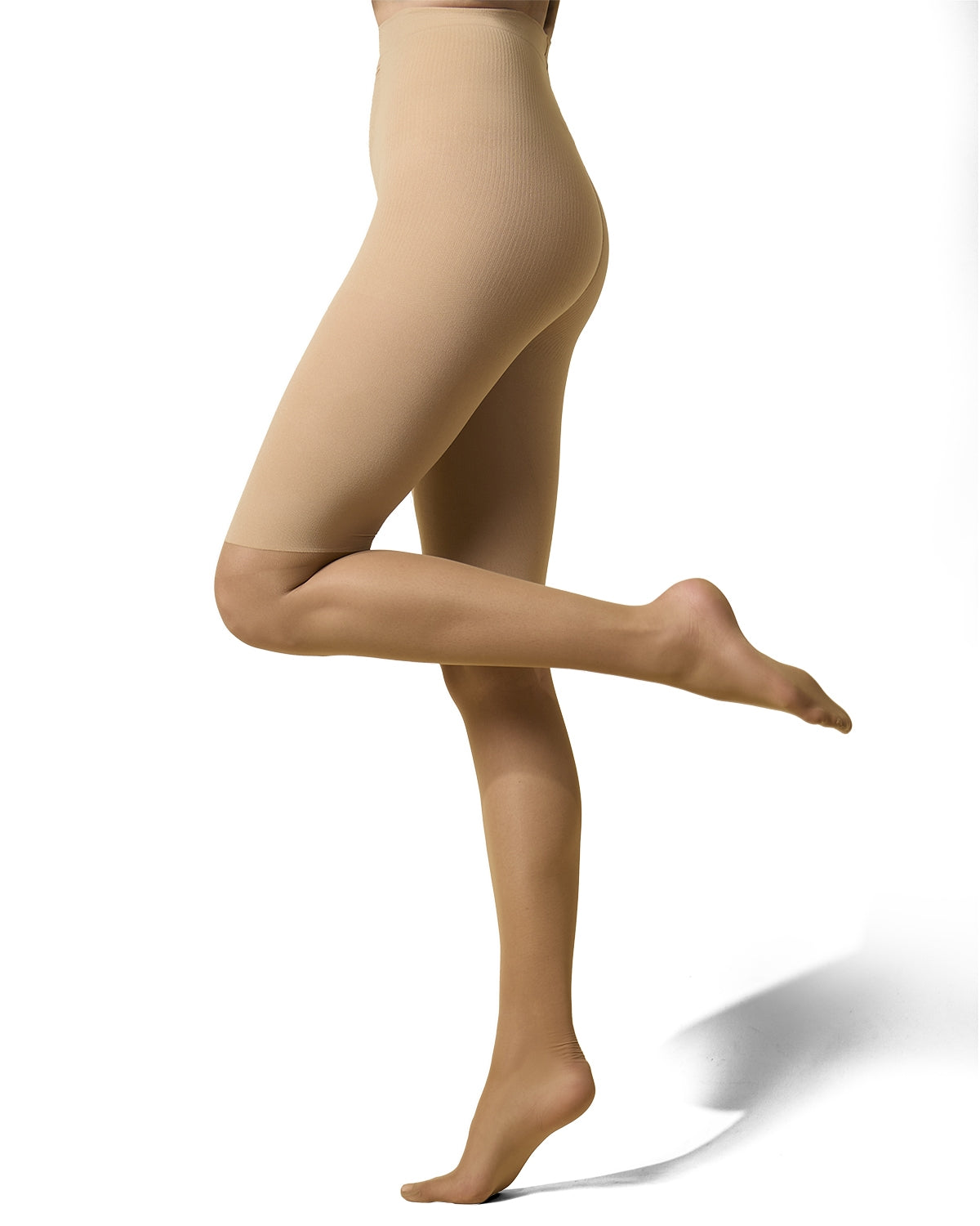 Half & Half Silky Sheer Pantyhose : Color: Honey