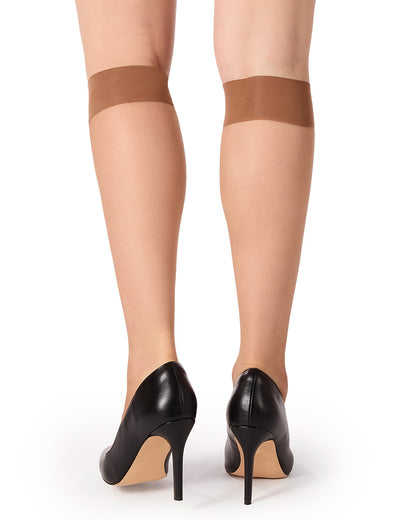 Women's Ultra-Sheer 15 Denier Knee High Hosiery Sock