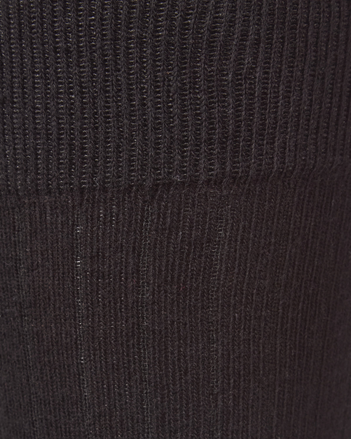 Men's 3 Pair Pack Ribbed Extra Wear Cotton Blend Crew Socks : Color: Black