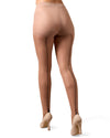 Control Top Pantyhose with Backseam & Cuban Heels : Color: Nude/Black