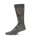 Smoker's Delight Cigar Bamboo Blend Men's Socks : Color: Asphalt