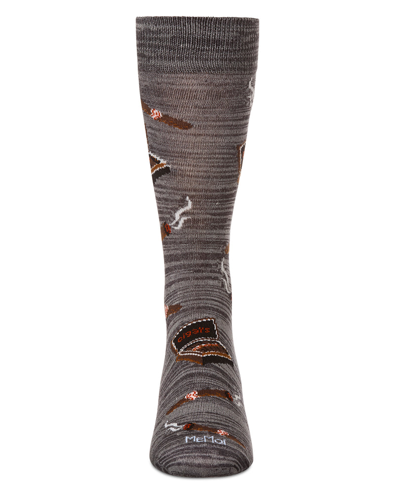 Smoker's Delight Cigar Bamboo Blend Men's Socks