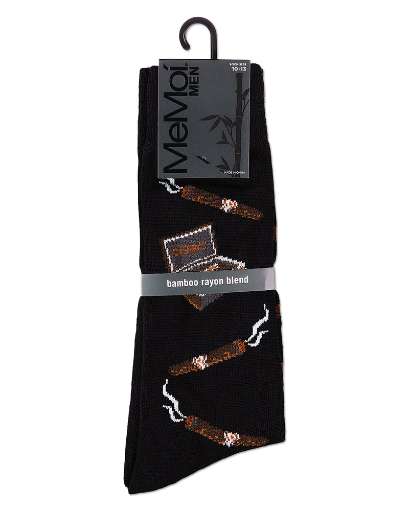 Smoker's Delight Cigar Bamboo Blend Men's Socks