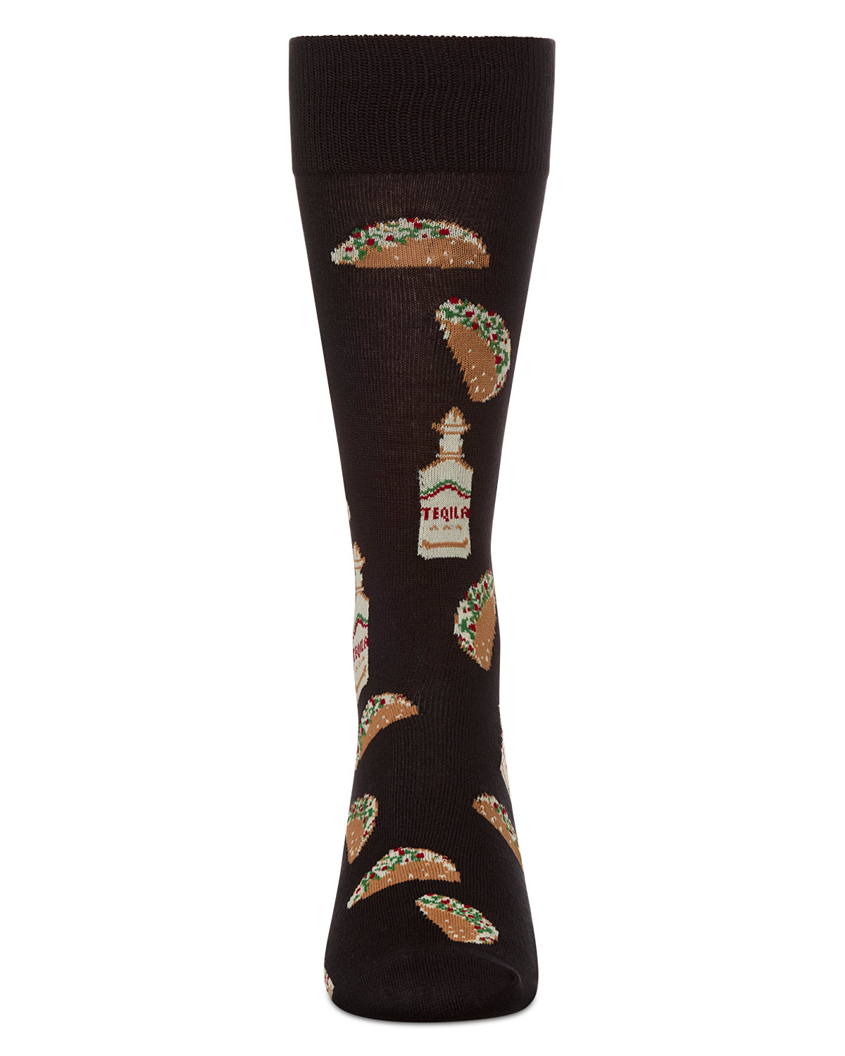 Taco Tuesday Bamboo Blend Novelty Socks : Color: Black
