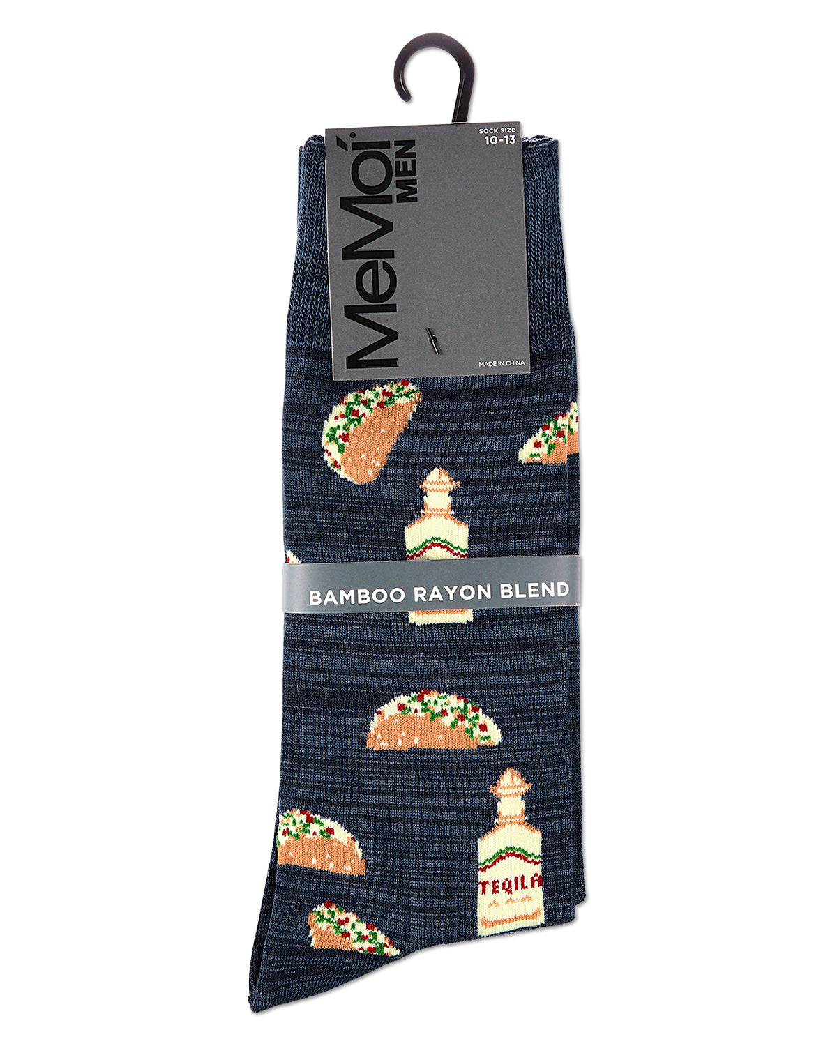 Taco Tuesday Bamboo Blend Novelty Socks : Color: Black