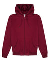 Men's Zip-Up Rayon Blend Hoodie with Faux Fur Lining -  Introductory Special