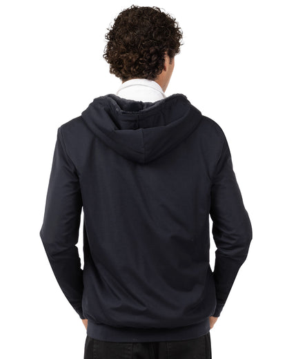 Zip-Up Rayon-Blend Hoodie with Faux Fur Lining - Introductory Special