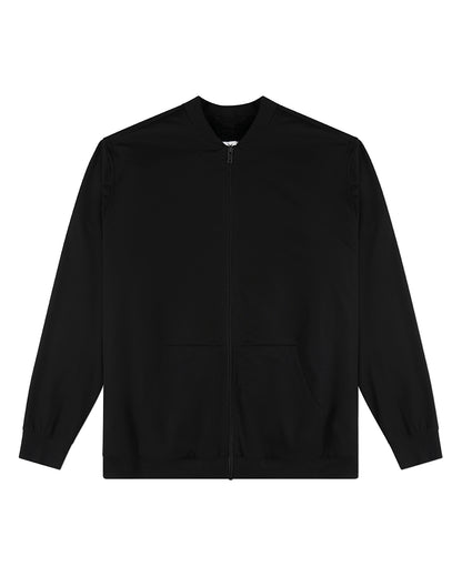 Adults Unisex Faux-Fur-Lined Rayon-Blend Zip-Up Jacket