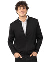 Adults Unisex Faux-Fur-Lined Rayon-Blend Zip-Up Jacket