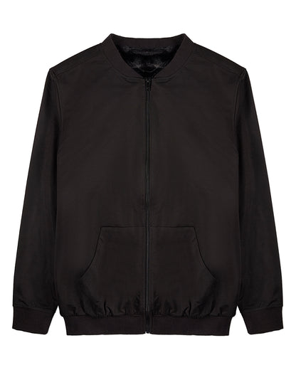 Adults Unisex Faux-Fur-Lined Rayon-Blend Zip-Up Jacket