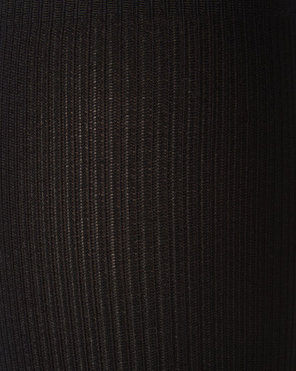 Men's Breathable & Soft Rib Socks : Color: Black