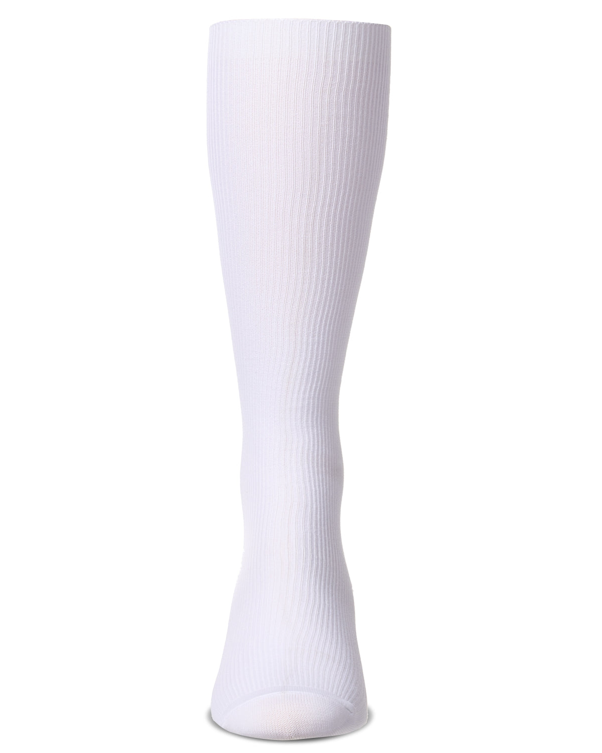 Men's Ribbed Over-the-Calf Nylon-Blend Solid-Color Dress Sock – MeMoi