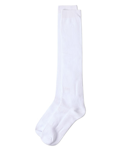Men's Breathable & Soft Rib Socks : Color: Black