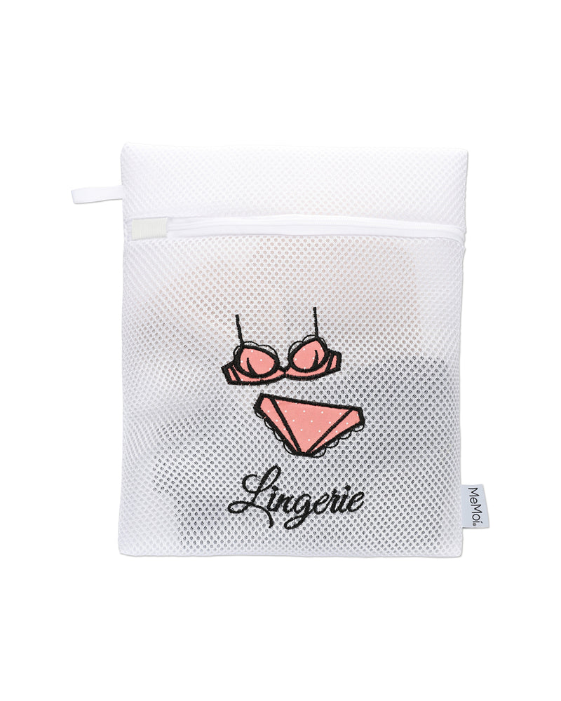 Lingerie Embroidered Mesh Wash Bag