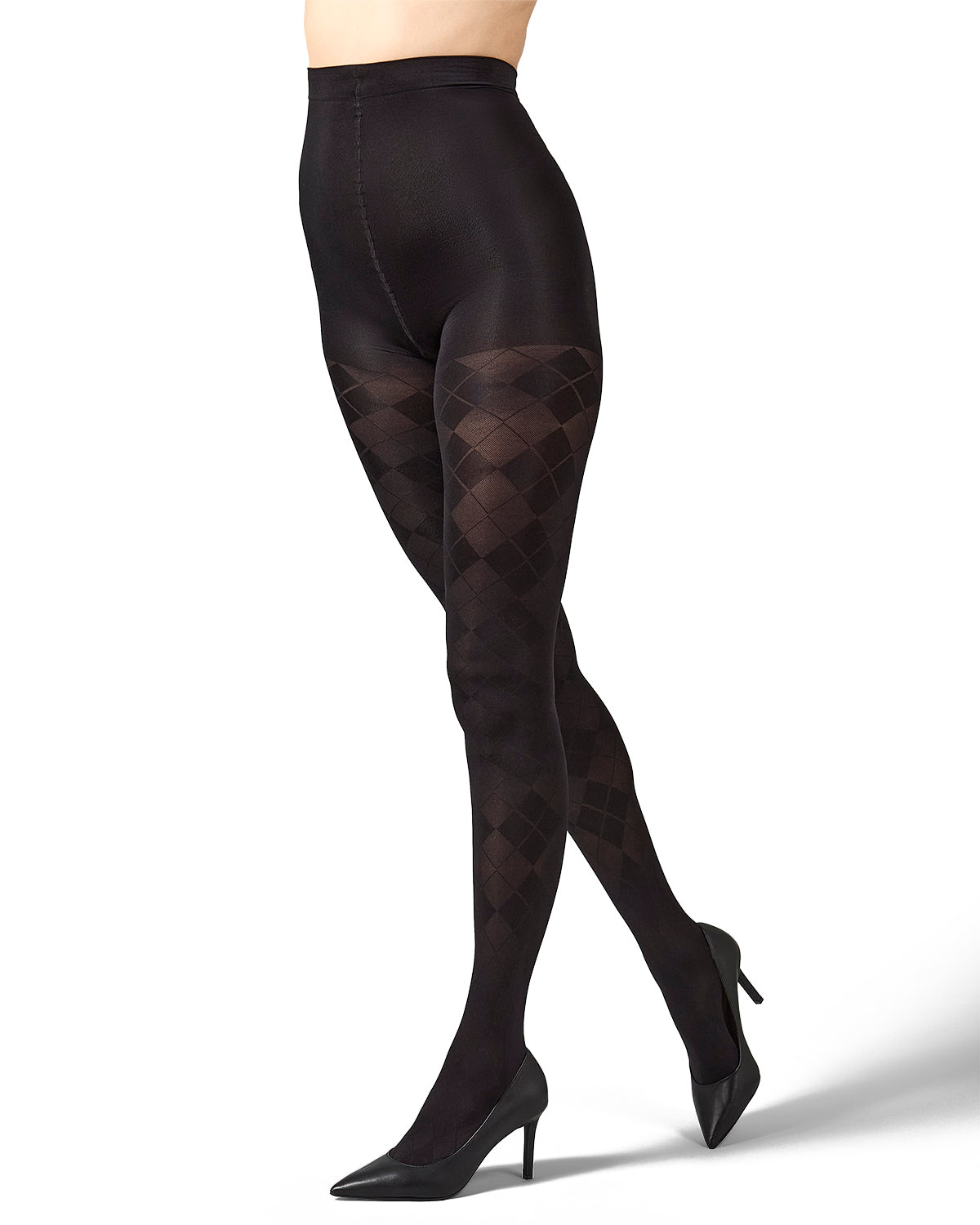Classic Soft Argyle Opaque Tights