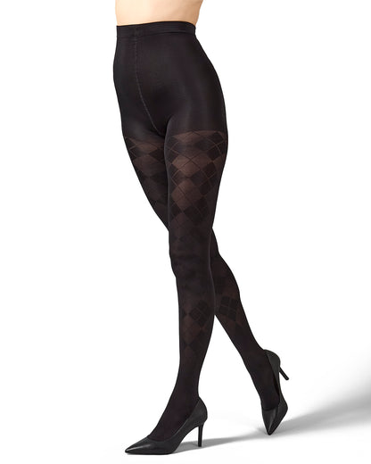 Classic Soft Argyle Opaque Tights
