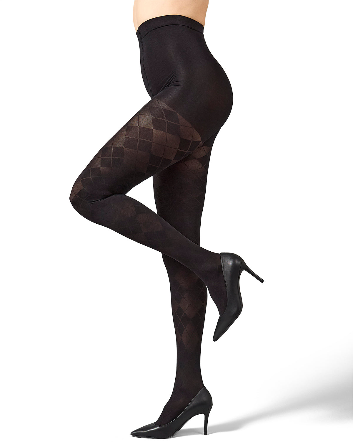 Classic Soft Argyle Opaque Tights